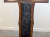 Skulptur - skiffer och rostat jarn.jpg
